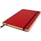 JAM Paper Large Hardcover Notebook with Elastic Band
